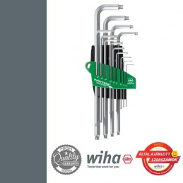 WIHA TORX imbuszkulcs készlet T5-T45, 13 részes