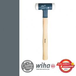 WIHA cserélhető műanyag/gumi fejes kalapács fehér/fehér 1040g