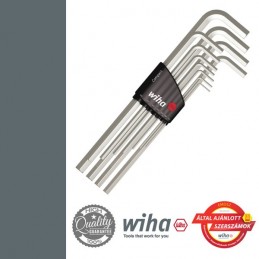 WIHA Imbuszkulcs készlet, hosszú, SW1,5-10 mm, 11 részes