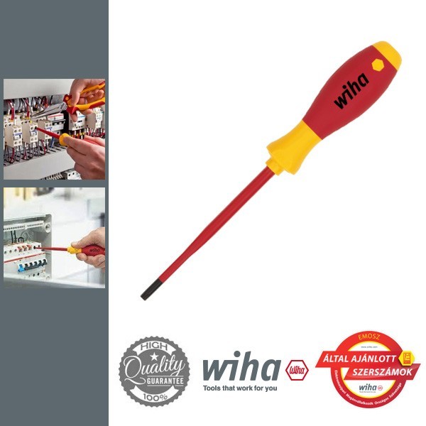 WIHA SoftFinish electric slimFix VDE TORX csavarhúzó T15x100 mm