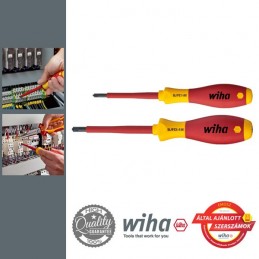 WIHA SoftFinish electric Xeno VDE csavarhúzó készlet, SL/PZ1x80+SL/PZ2x100 mm, 2 részes