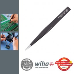 WIHA Professional ESD PSF műszerész csipesz, 130 mm