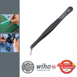 WIHA Professional ESD SMD 59 műszerész csipesz, 117 mm