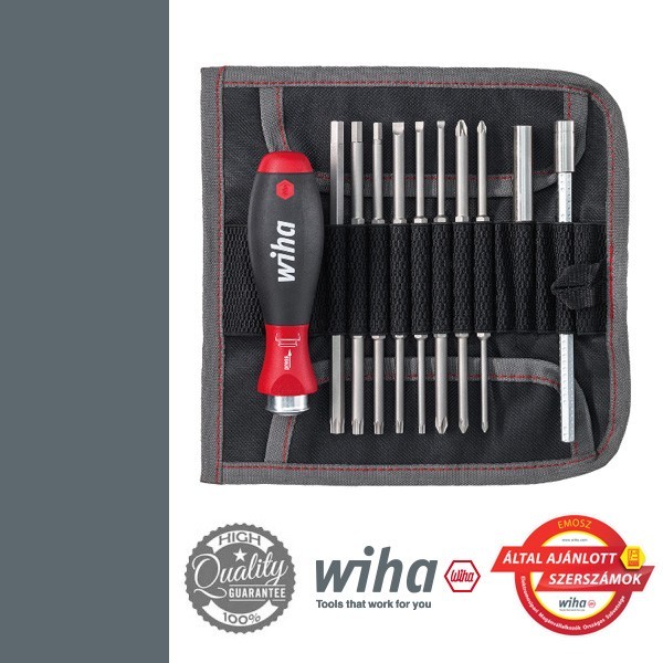 WIHA SoftFinish szerelő szerszámtáska, 19 részes, 70 mm