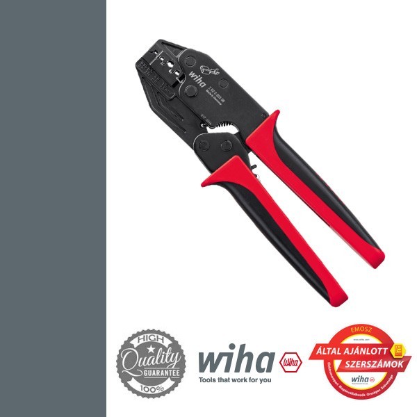 WIHA Saruzó fogó szigeteletlen csúszósarukhoz, 220 mm, 0,25-6,0 mm, AWG 22-10 mm
