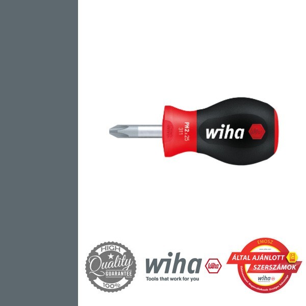 WIHA Stubby Phillips csavarhúzó PH2x25 mm