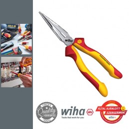 WIHA Professional electric VDE telefonfogó egyenes fogófejjel, 200 mm