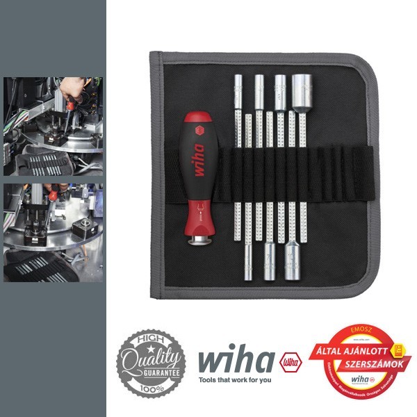 WIHA SYSTEM 6 nyeles dugókulcs készlet, SW5,0-13,0 mm, 8 részes