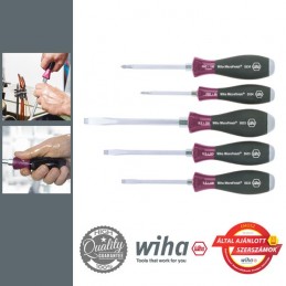 WIHA MicroFinish üthető csavarhúzó készlet, SL+PH, 5 részes
