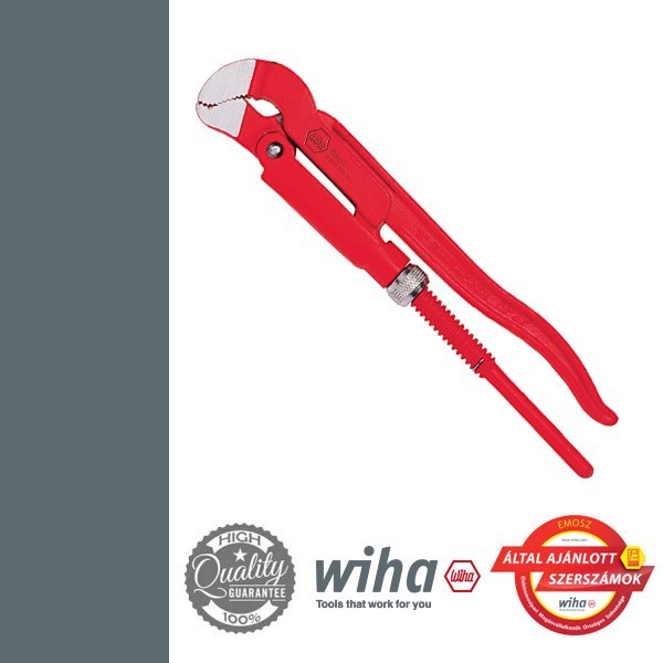 WIHA Classic svéd csőfogó S-pofa 1-1/2