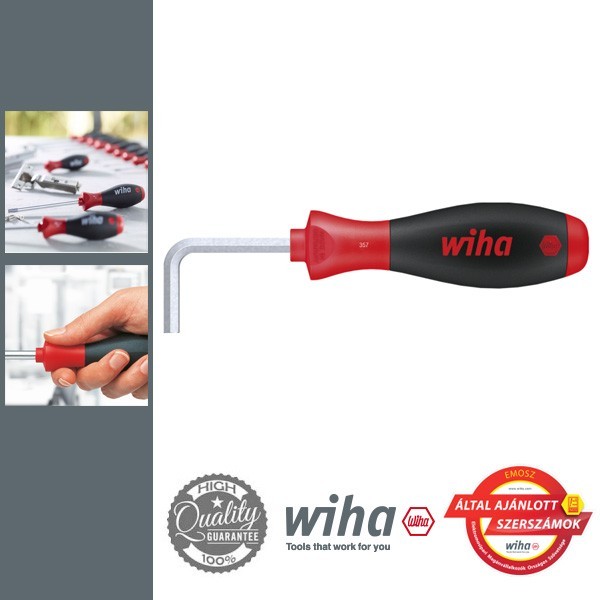 WIHA SoftFinish nyeles imbuszkulcs SW8,0x60 mm