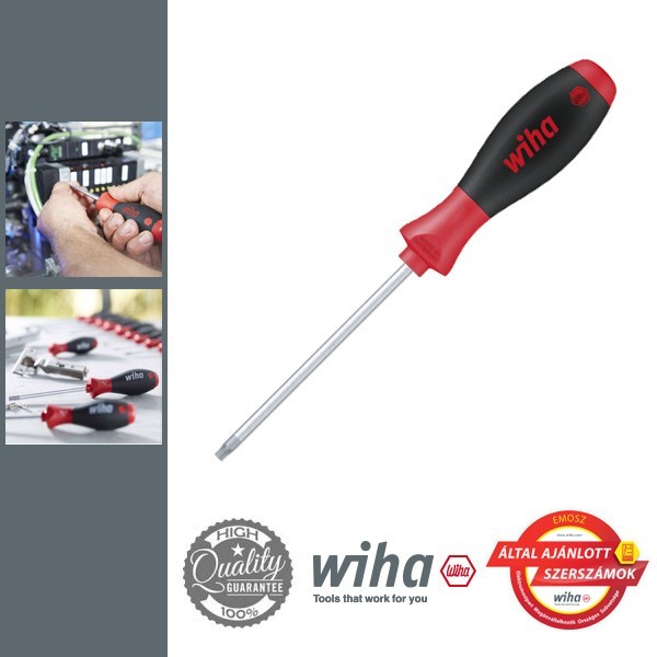 WIHA SoftFinish furatos TORX csavarhúzó T10Hx300 mm