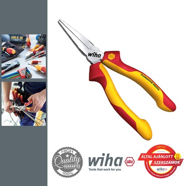 WIHA Professional electric VDE laposfogó, 160 mm