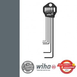 WIHA Classic imbuszkulcs készlet, SW0,7-2,0 mm, 5 részes