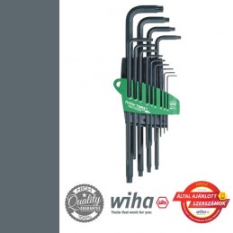 WIHA ProStar TORX kulcs készlet, hosszú, T5-50, 13 részes
