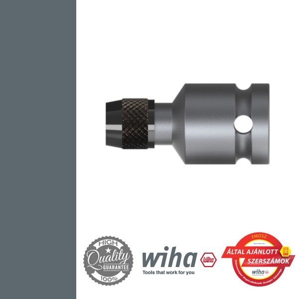 WIHA Átalakító adapter belső hatszög-négyszög, 1/4-1/2 x 50 mm