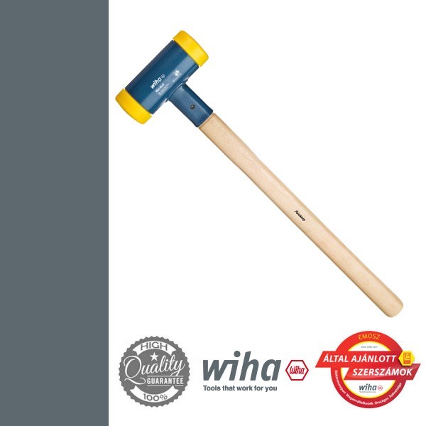 WIHA Cserélhető fejes sörétes kalapács sárga/sárga, 6860g
