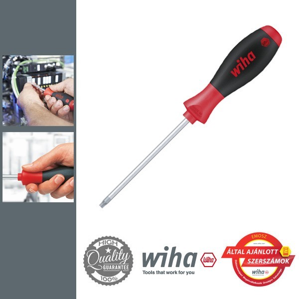 WIHA SoftFinish furatos TORX csavarhúzó T9Hx60 mm