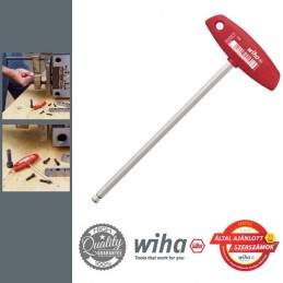 WIHA Classic T-nyelű gömbvégű imbuszkulcs SW4,0x150 mm