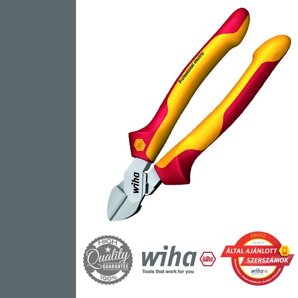 WIHA Professional electric VDE oldalcsípő fogó 140mm