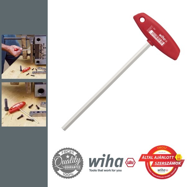 WIHA Classic T-nyelű imbuszkulcs SW2,0x100 mm