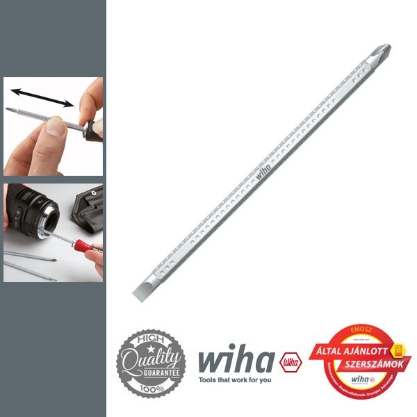 WIHA SYSTEM 6 csavarhúzó penge SL4,0-PH1x150 mm