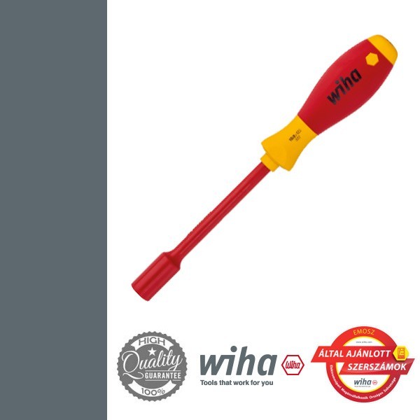 WIHA SoftFinish electric VDE nyeles dugókulcs - 10x125