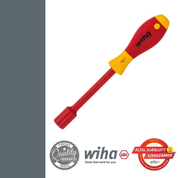 WIHA SoftFinish electric VDE nyeles dugókulcs - 13x125