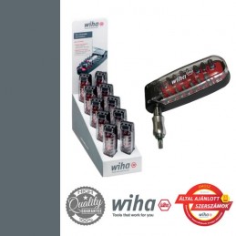 WIHA CroCo bit készlet - 17 részes SL+PH+PZ+T+SW  10db kínálóban