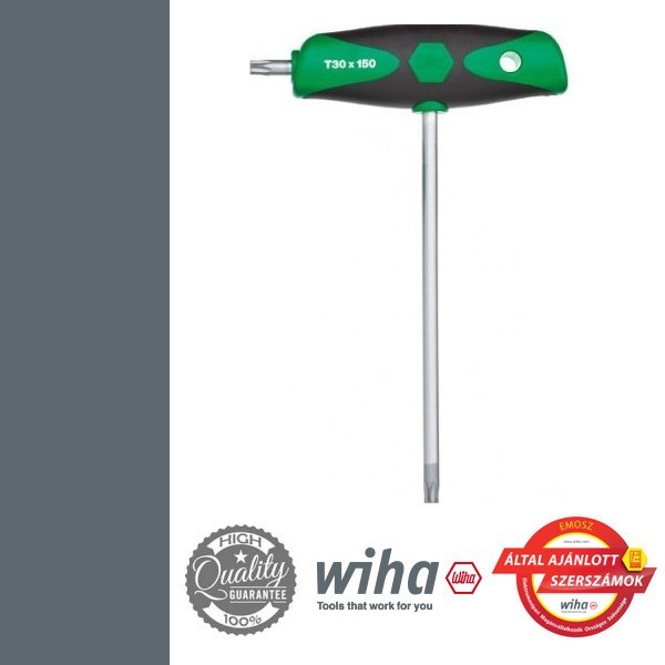 WIHA ComfortGrip T-nyelű TORX kulcs - T30x150