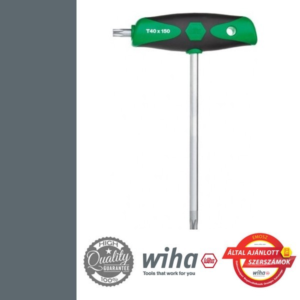 WIHA ComfortGrip T-nyelű TORX kulcs - T40x150