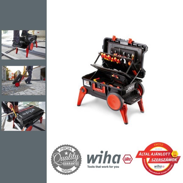 WIHA XXL III Electric villanyszerelő szerszámkoffer - 100 részes