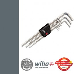 WIHA Compact hosszú imbuszkulcs készlet - 9 részes