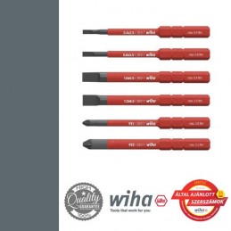 WIHA electric SlimBit bit hegy készlet - 6 részes SL+PZ x 0,75