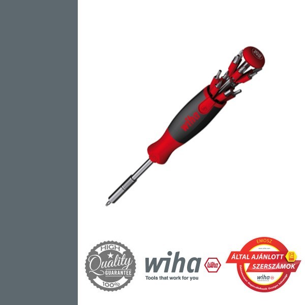 WIHA LiftUp 26one bittartó készlet - 13 részes SL+PH+PZ+T+SW+Rob