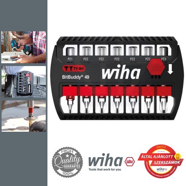 WIHA BitBuddy49 TY-bit készlet - 7 részes PZ+T