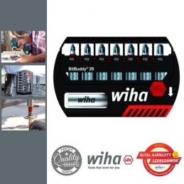 WIHA BitBuddy29 MaxxTor bit készlet - 8 részes Pozidrív PZ1,2,3
