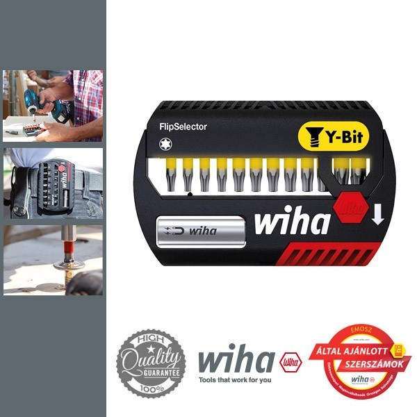 WIHA FlipSelector Y-bit készlet - 13 részes PH2+PZ+T